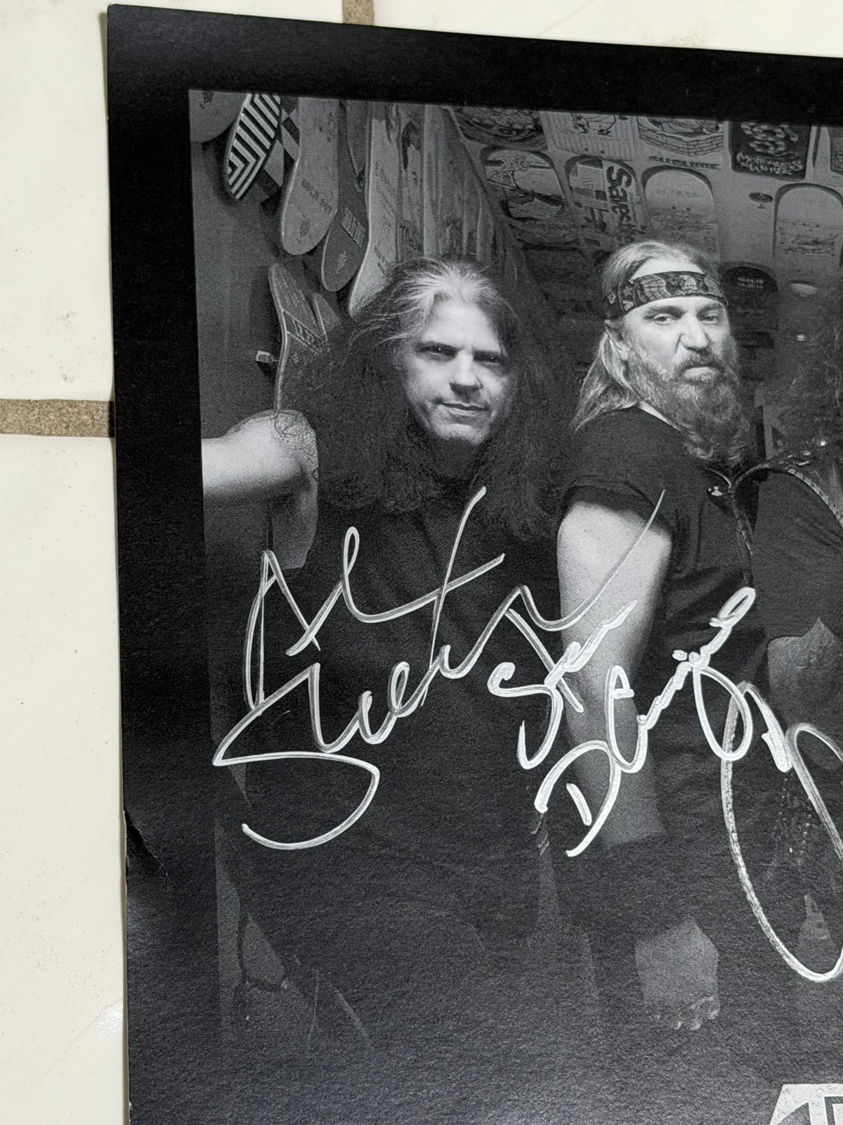 TESTAMENT Signed Promo Photo 8X10 Signatures 2023 VIP Lombardo Autographed, изображение 2
