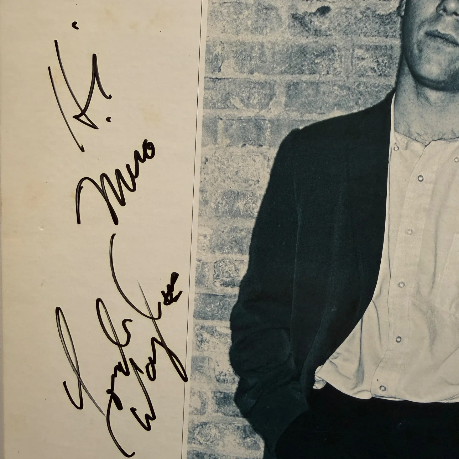 AUTOGRAPHED - LOUDON WAINWRIGHT III - self-titled US vinyl Atlantic SD 8260 1970, image 2