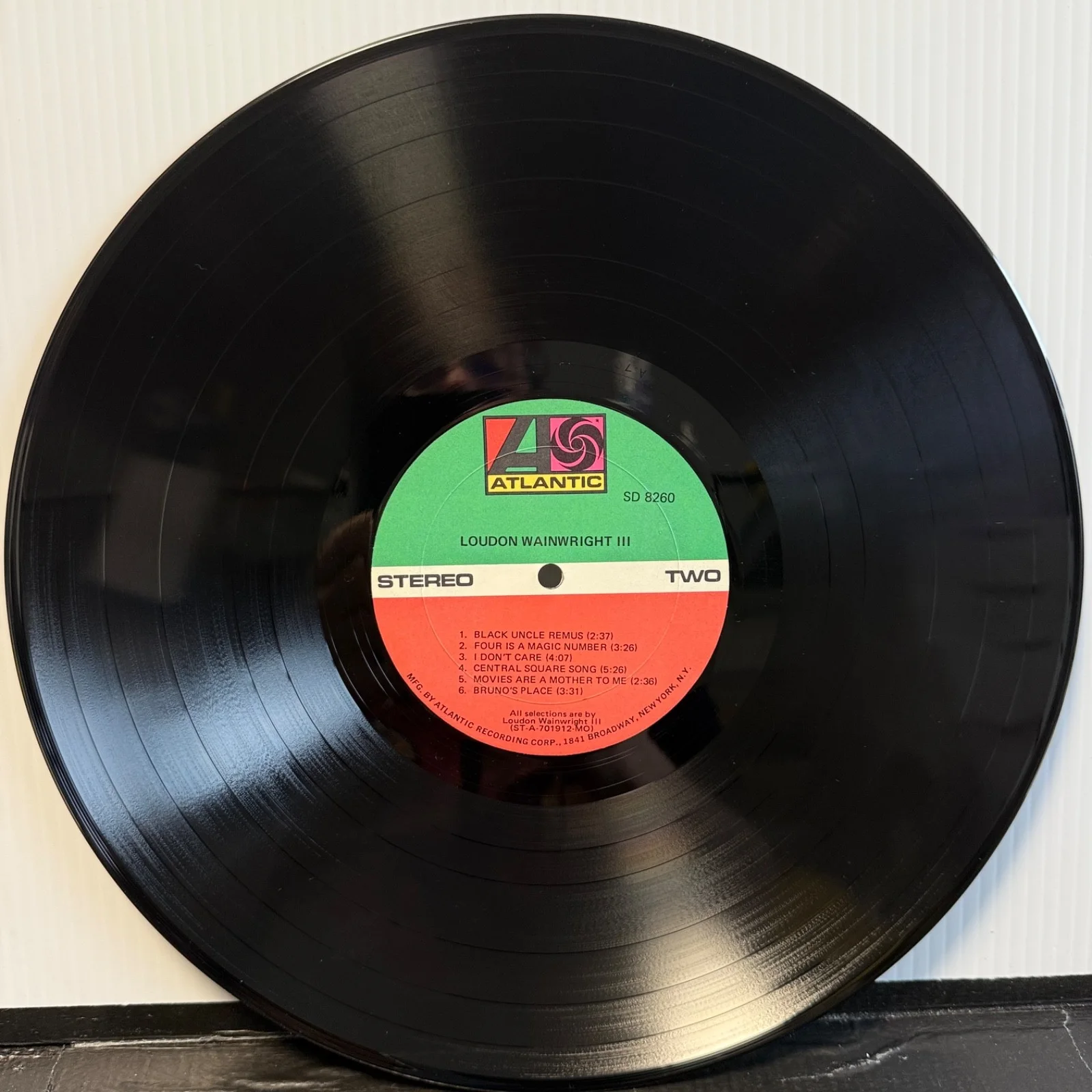 AUTOGRAPHED - LOUDON WAINWRIGHT III - self-titled US vinyl Atlantic SD 8260 1970, image 5