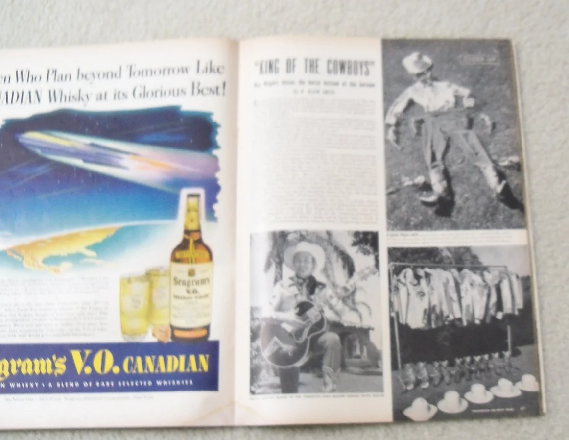 Roy Rogers — Roy Rogers signed vintage 1943 Life magazine with Trigger, image 4