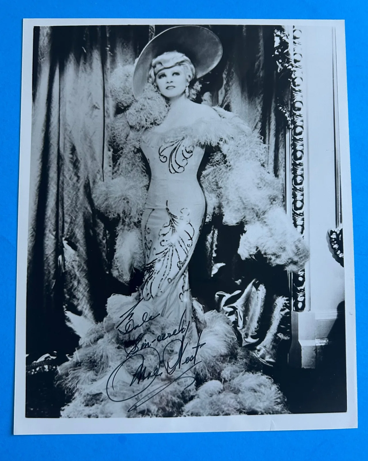 Mae West — Mae West (She Done Him Wrong) Boldly Hand Autographed Signed Photograph #3