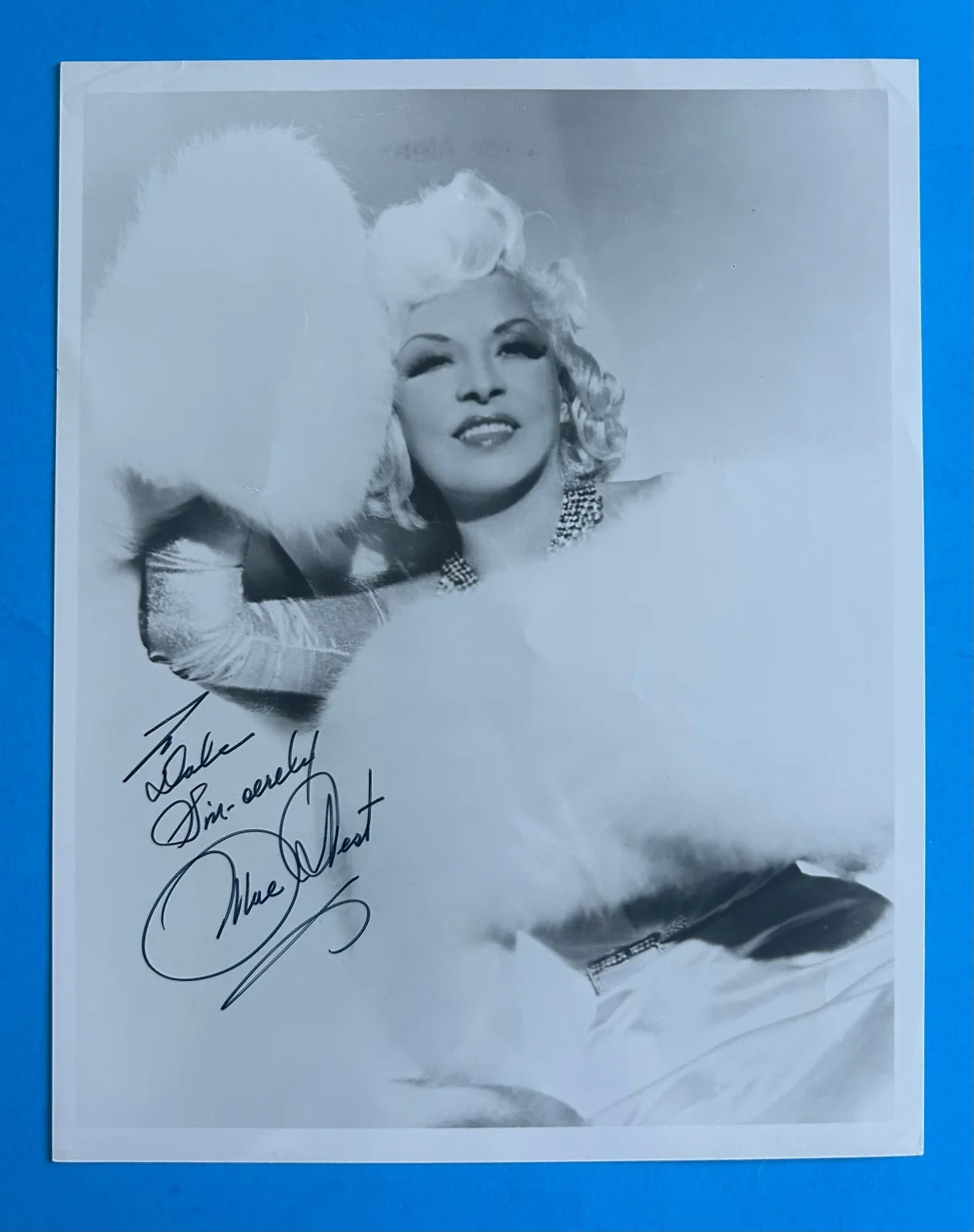 Mae West — Mae West (I'm No Angel) Boldly Hand Autographed Signed Photograph #2