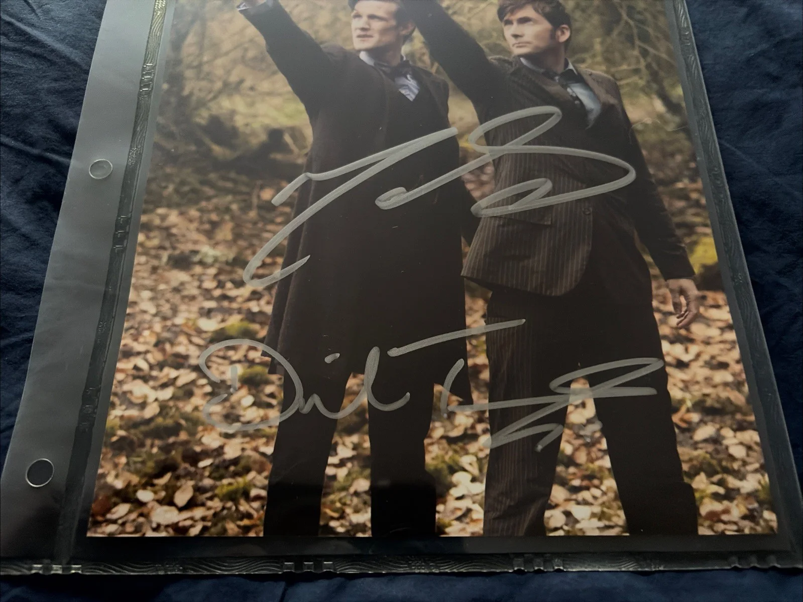 David Tennant — CGC David Tennant Matt Smith SIGNED Photo Doctor Dr Who Autograph (JSA COA), изображение 2
