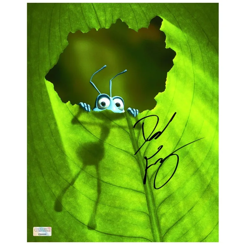 David Foley — Dave Foley Autographed 1998 A Bug's Life Hanging by a Leaf 8x10 Photo