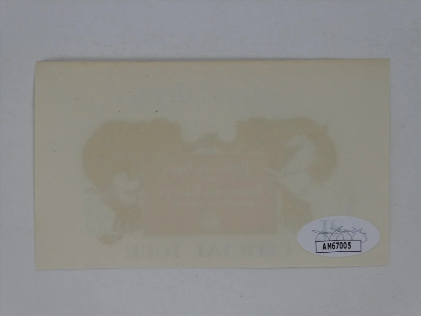 James P. Hoffa — James P Jimmy Hoffa Jr Signed 2.5x4.25 Ringling Bros Tour Ticket JSA COA, изображение 3