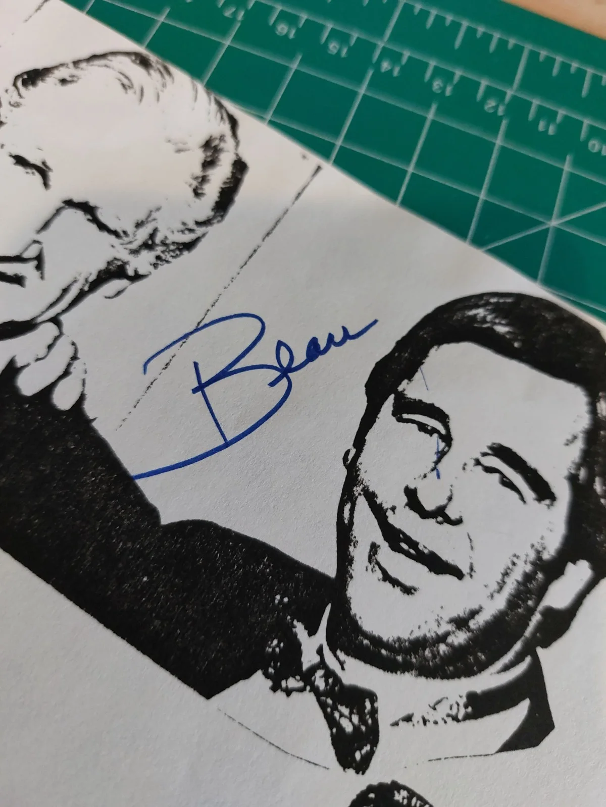 Lloyd, Jeff & Beau Bridges Hand Signed 10X8 B&W Print, изображение 4
