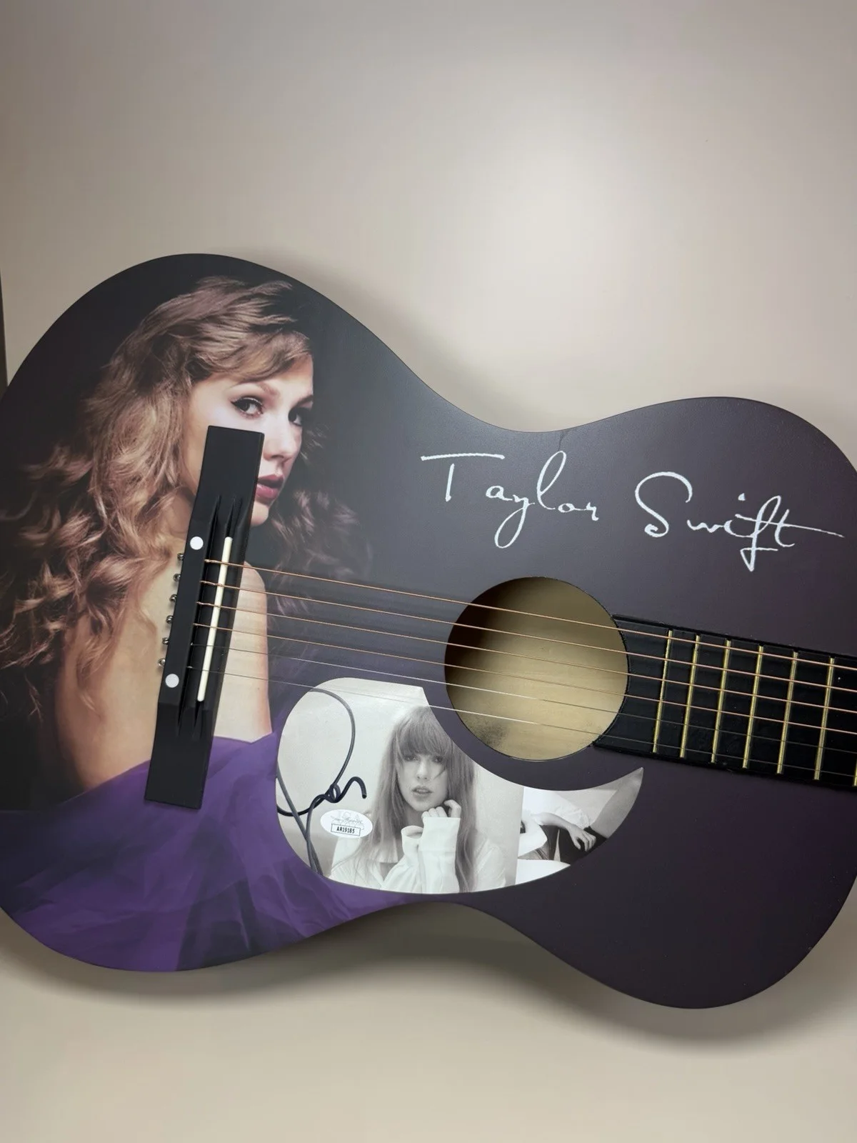 Taylor Swift Autographed Guitar & Framed CD with JSA Authentication, image 4