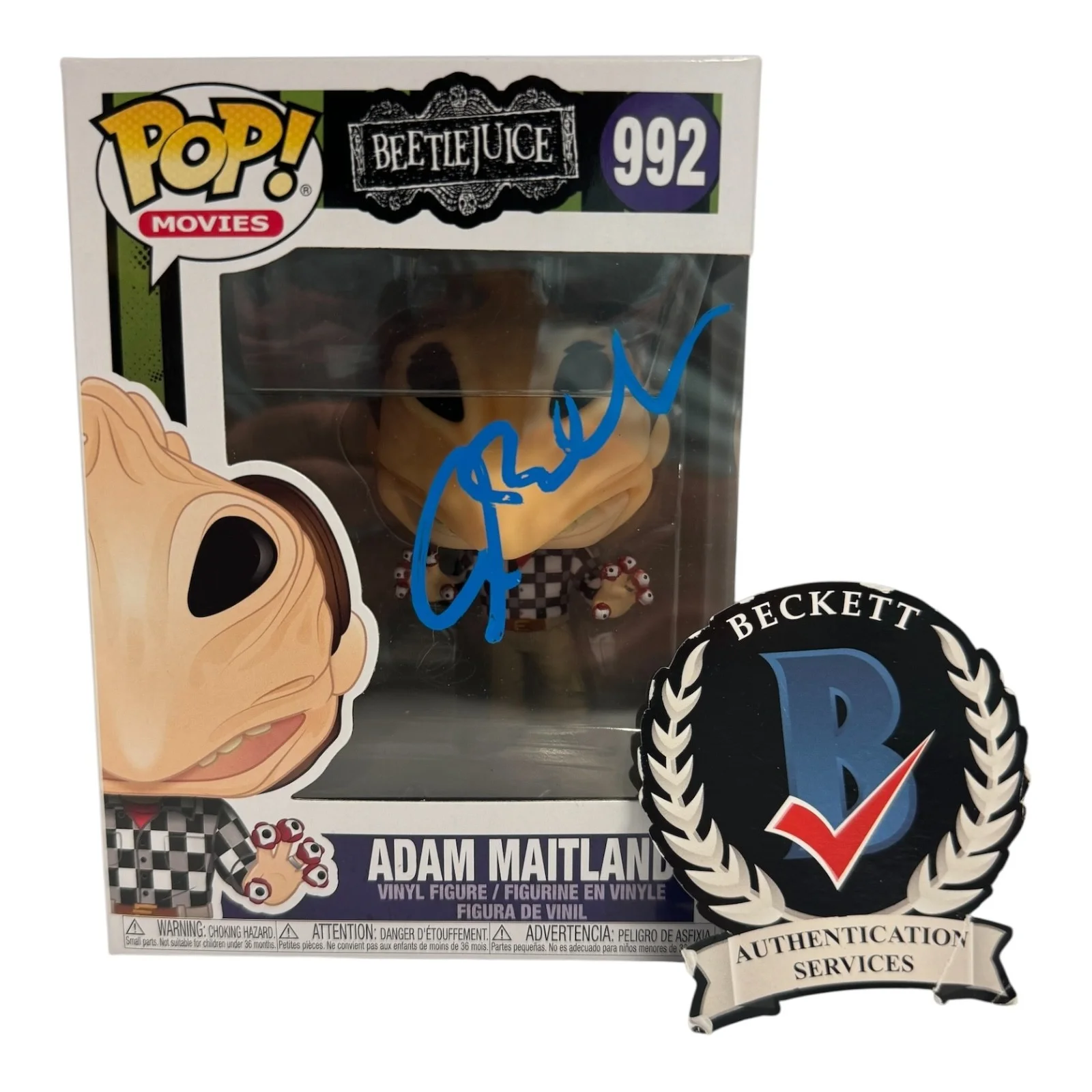 ALEC BALDWIN — ALEC BALDWIN SIGNED AUTOGRAPH FUNKO POP 992 BEETLEJUICE BECKETT ADAM MAITLAND