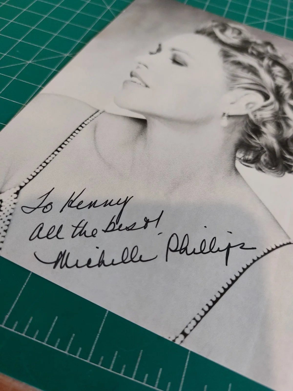 MICHELLE PHILLIPS Hand SIGNED MAMAS AND THE PAPAS 5x7 Print Personalized, image 2