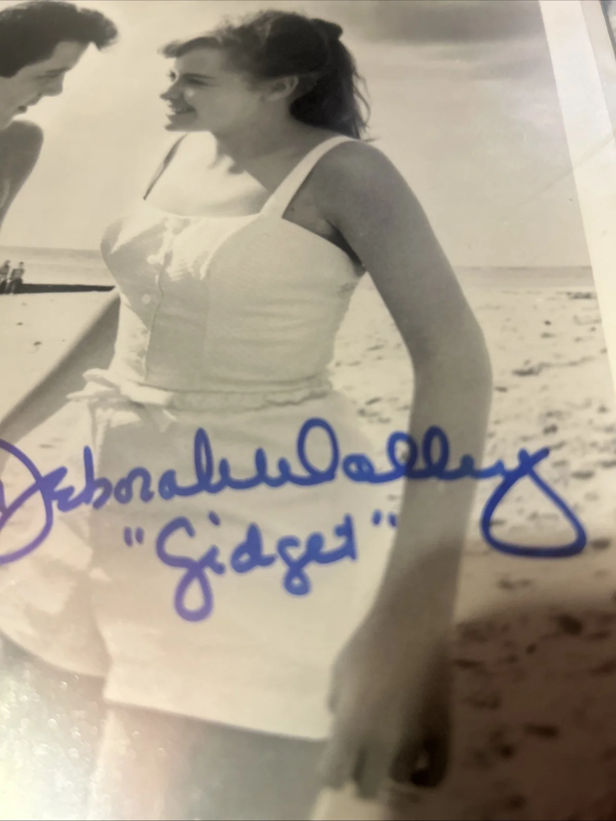 Michael Callan Deborah Walley — 迈克尔·卡伦·黛博拉钱包亲笔签名 8 X 10 黑白照片, image 5