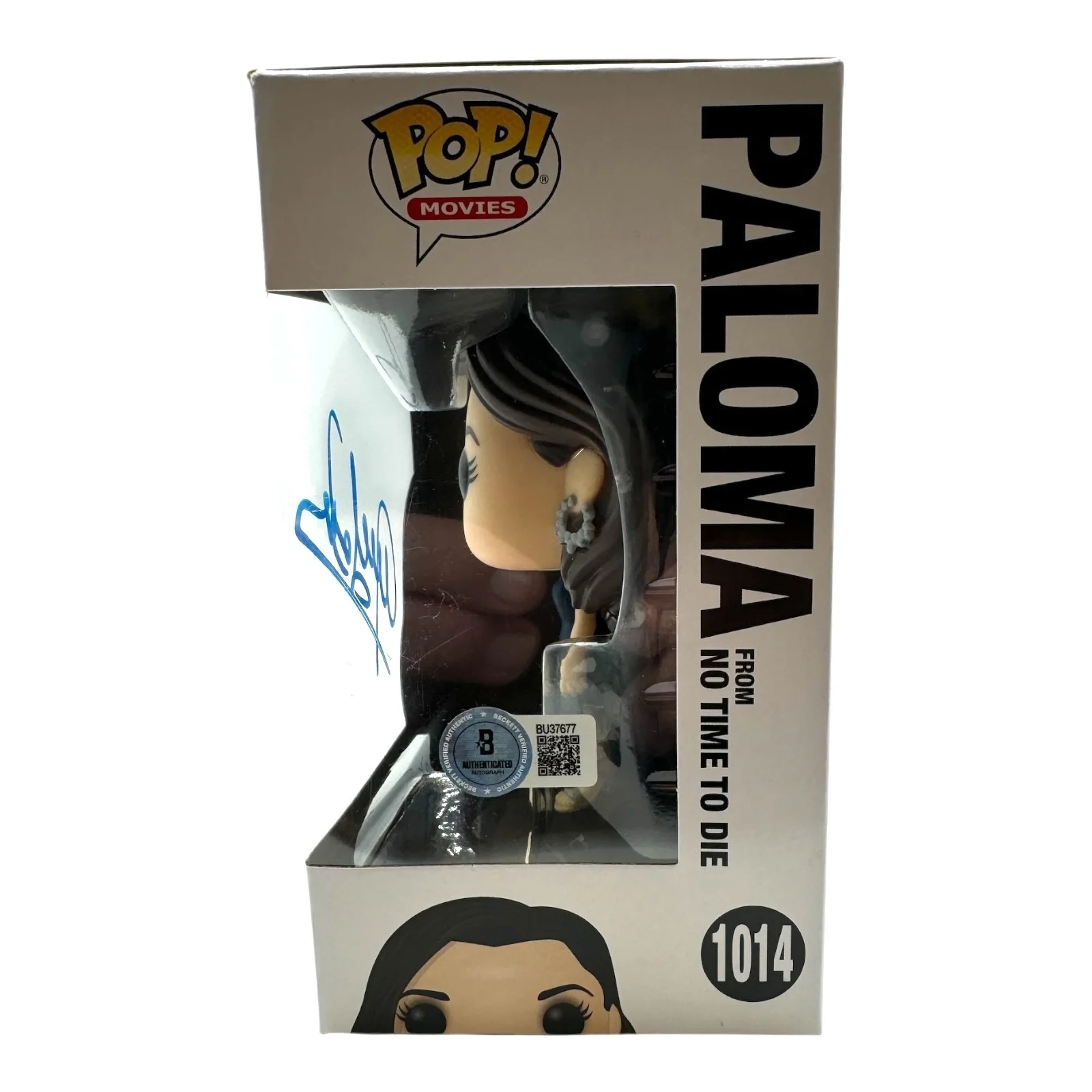 ANA DE ARMAS — ANA DE ARMAS SIGNED AUTOGRAPH JAMES BOND FUNKO POP 1014 BECKETT BAS COA 007, изображение 2