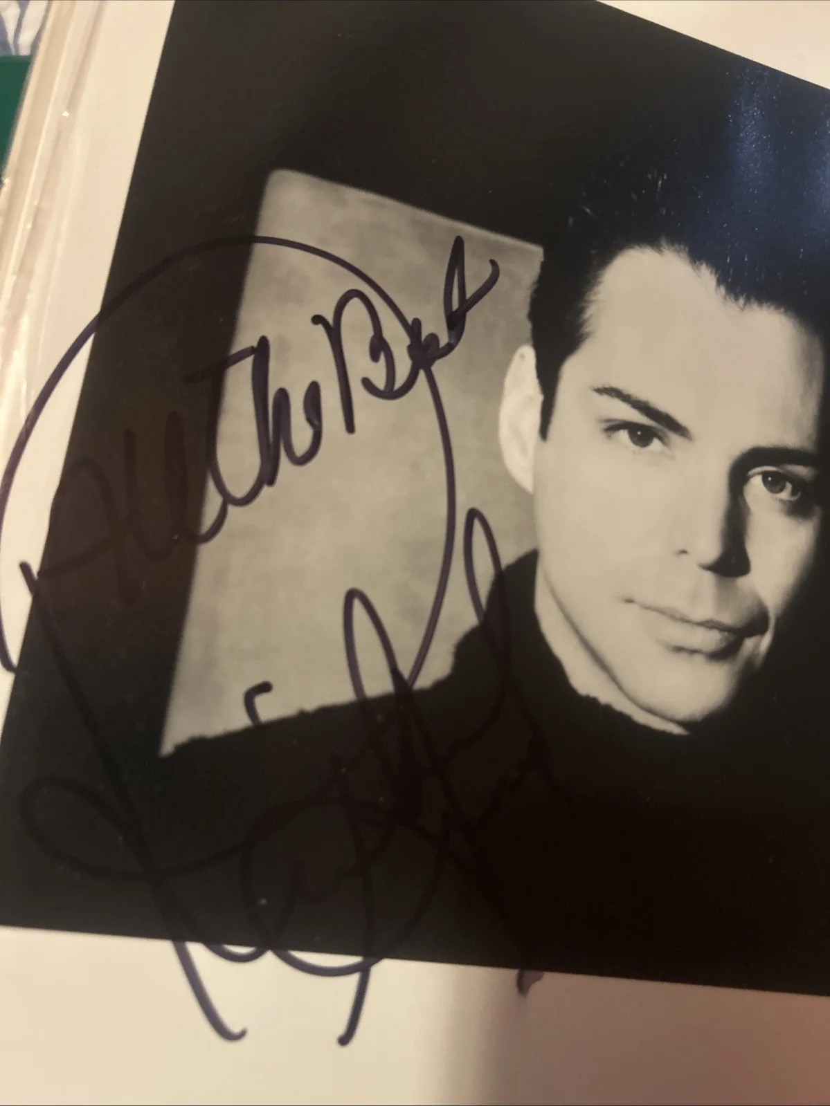 Richard Grieco — Richard Grieco Autographed 8 X 10 Black-And-White Photo Original Authentic, изображение 2