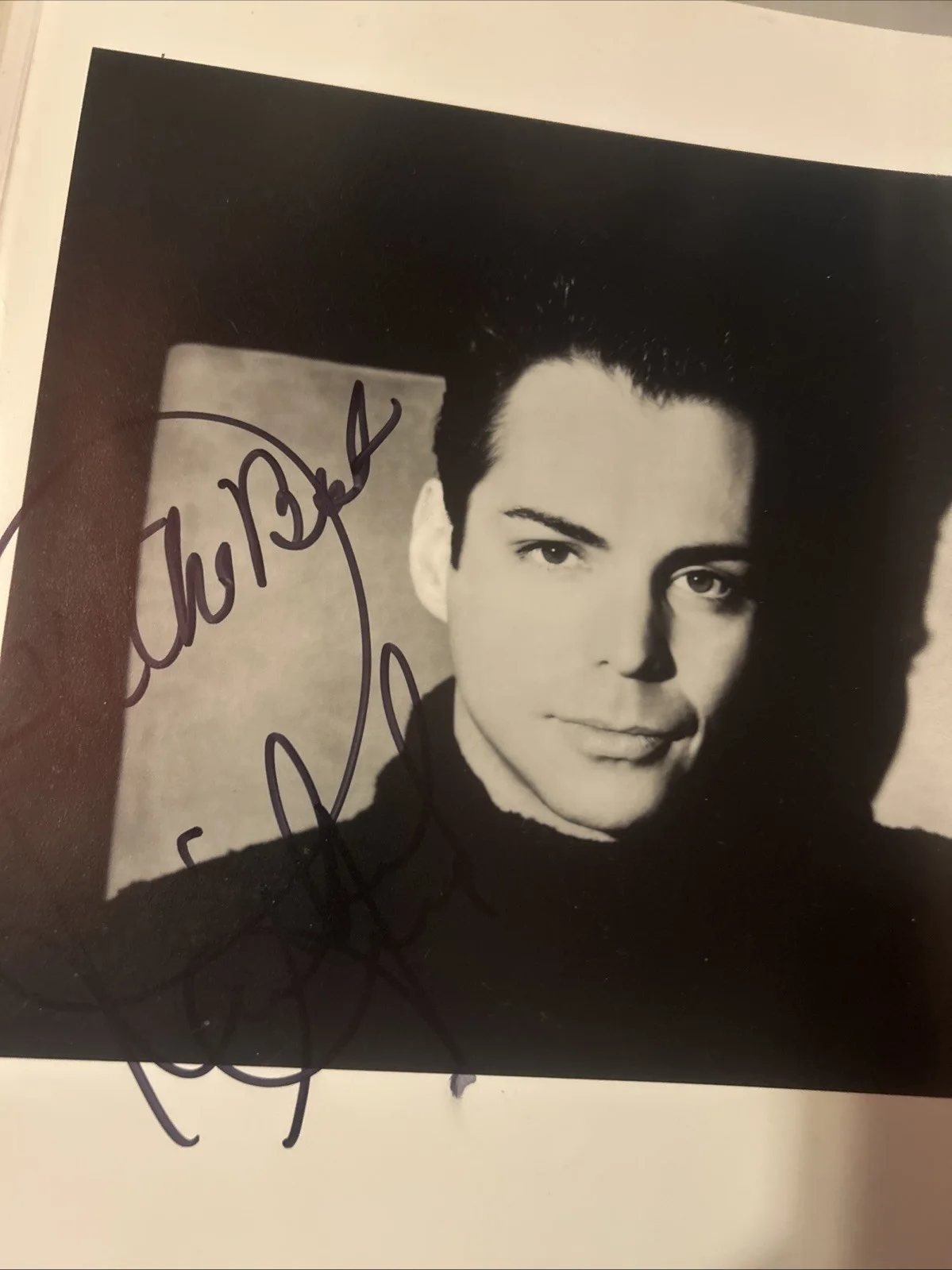 Richard Grieco — Richard Grieco Autographed 8 X 10 Black-And-White Photo Original Authentic, изображение 4