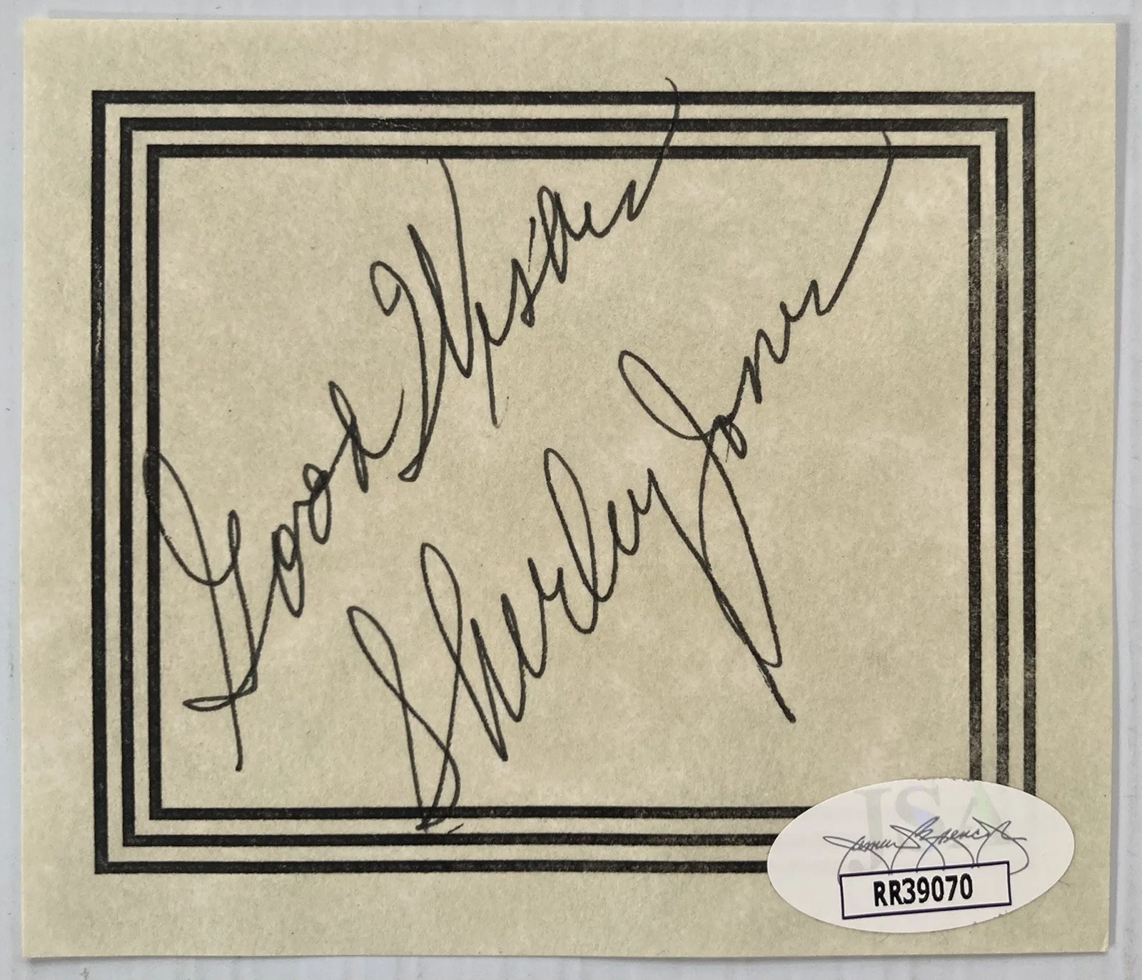 Shirley Jones — Partridge Family Shirley Jones Signed Autograph 3x3.5 Bookplate- JSA - FREE S&H!, изображение 2