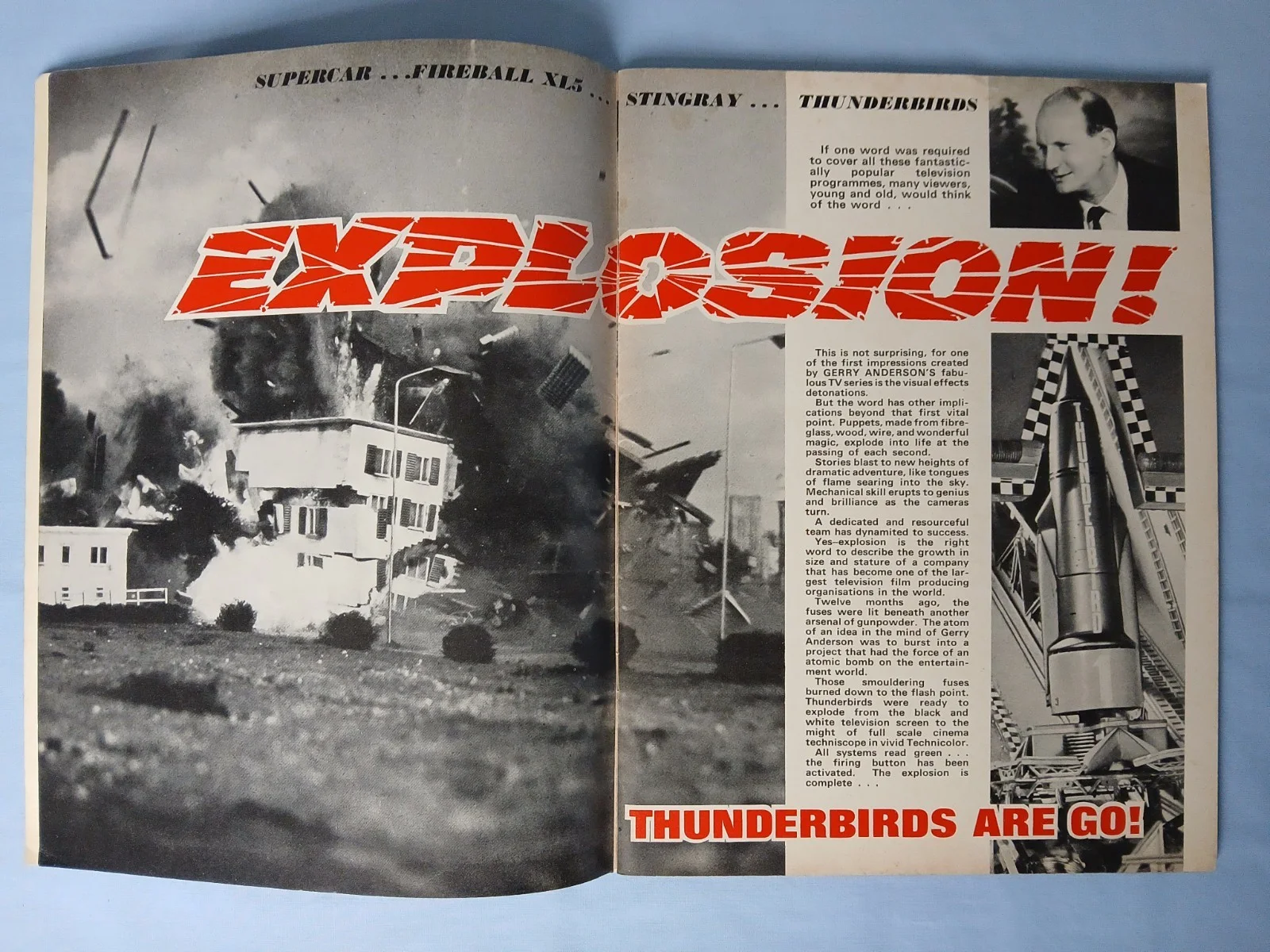 THUNDERBIRDS ARE GO (1966)original TV21 century special cinema souvenir brochure, изображение 3