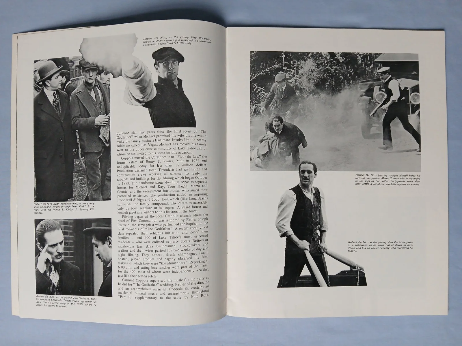 THE GODFATHER PART II (1974) original cinema souvenir brochure programme, изображение 4