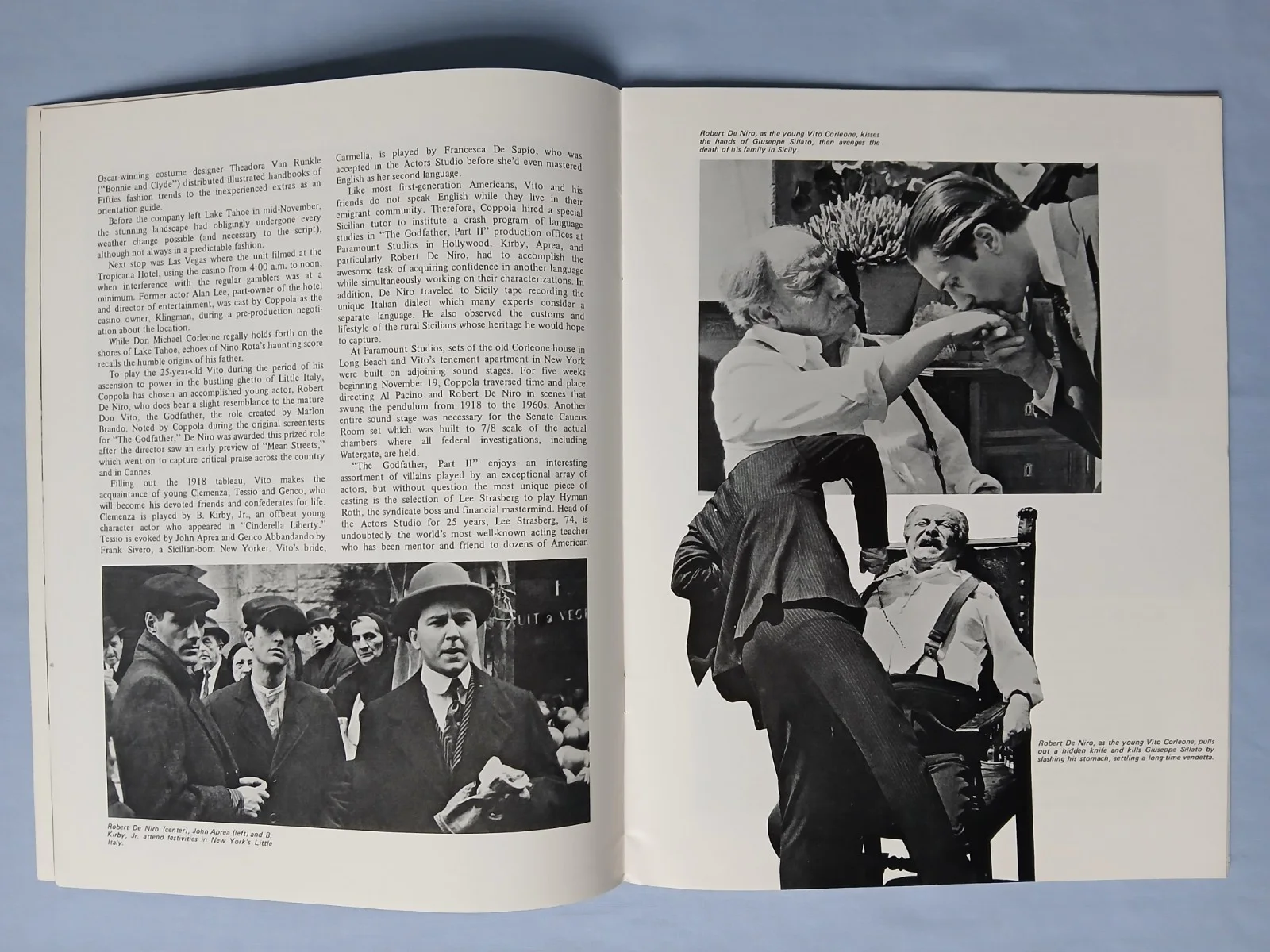 THE GODFATHER PART II (1974) original cinema souvenir brochure programme, изображение 5