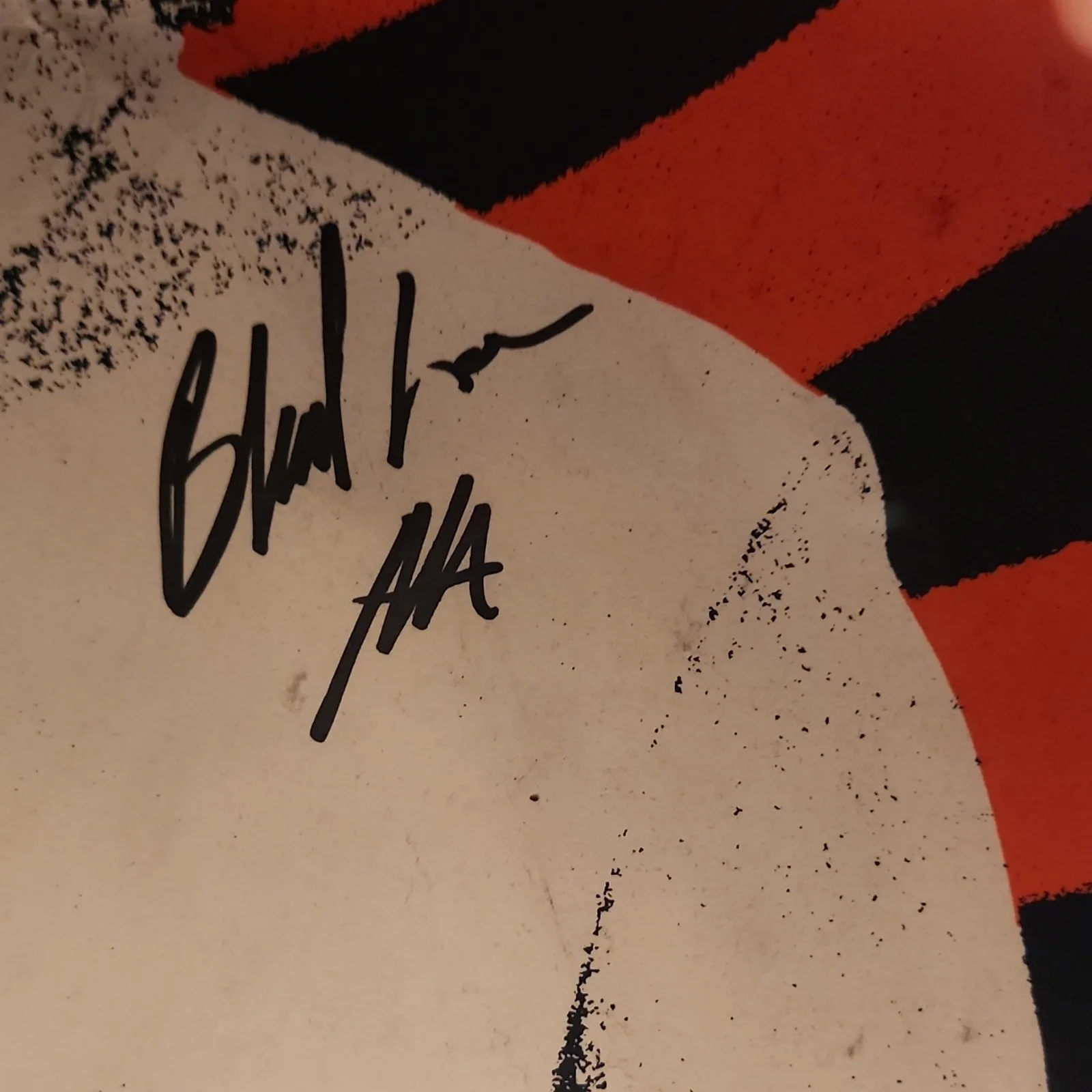 Matisyahu Signed Poster Red Black White Stars Design Original Music, изображение 3
