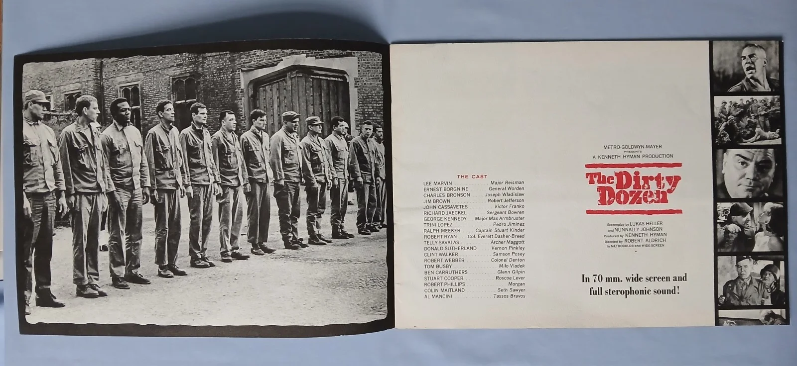 THE DIRTY DOZEN (1967) rare original cinema souvenir brochure programme, image 2