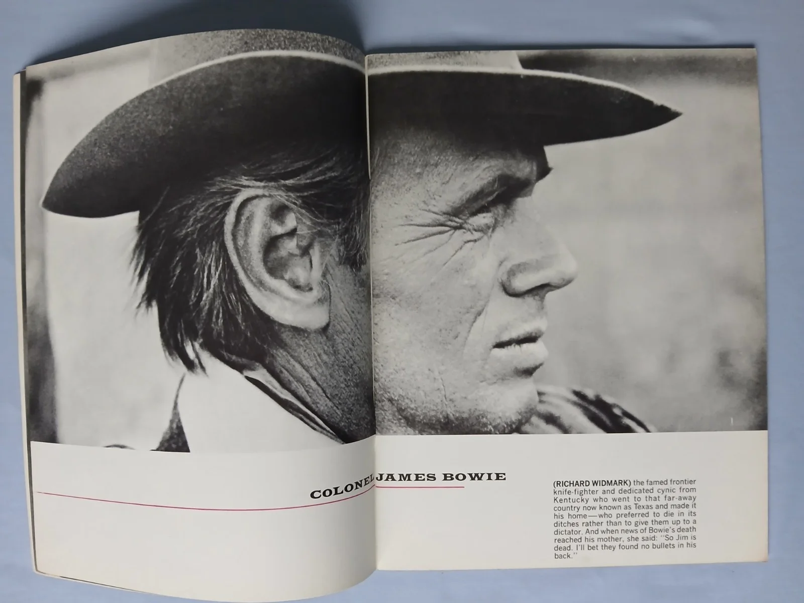 THE ALAMO (1960) original cinema souvenir brochure - John Wayne, изображение 4