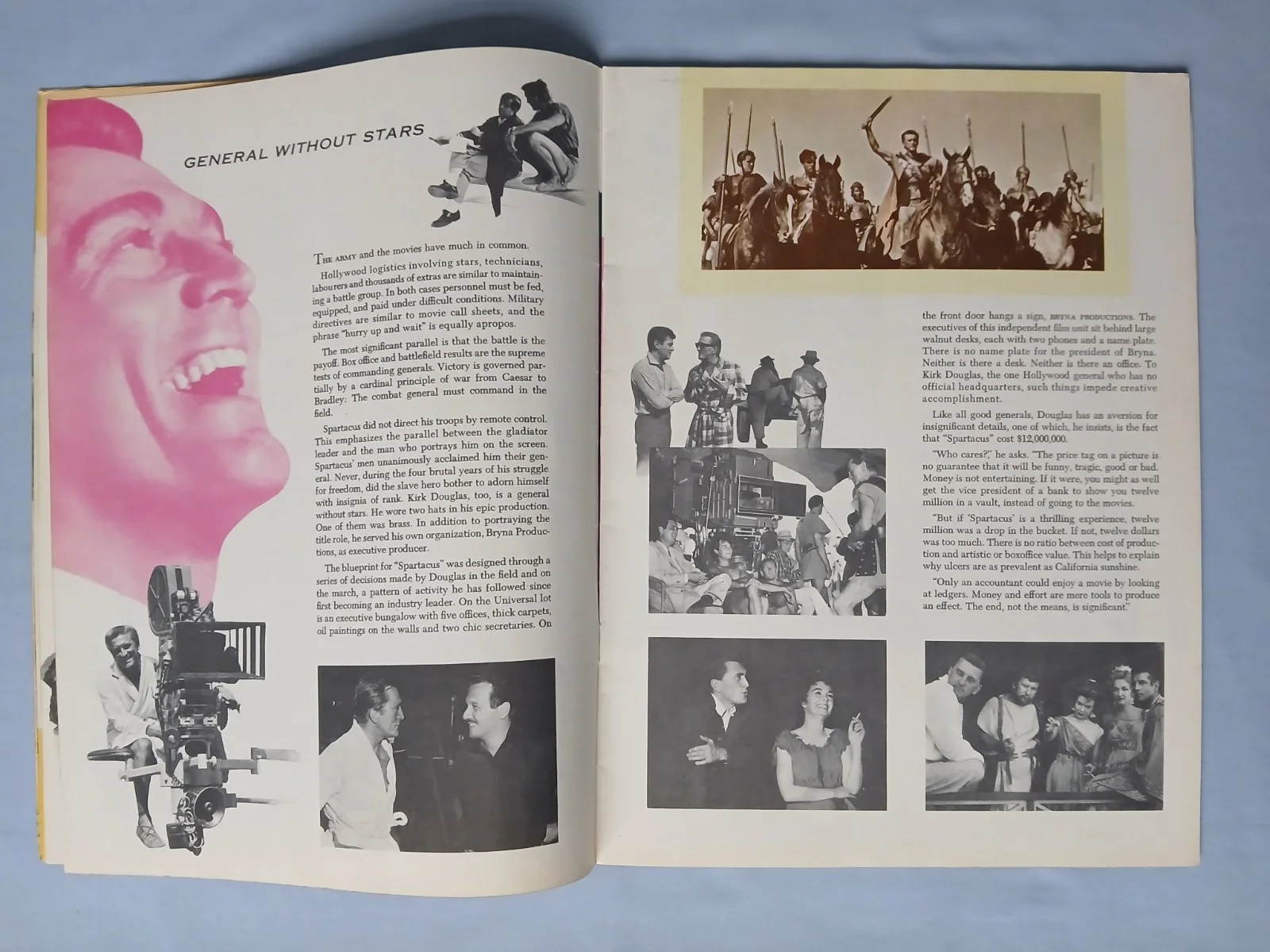 SPARTACUS (1960) original cinema souvenir brochure programme, image 5