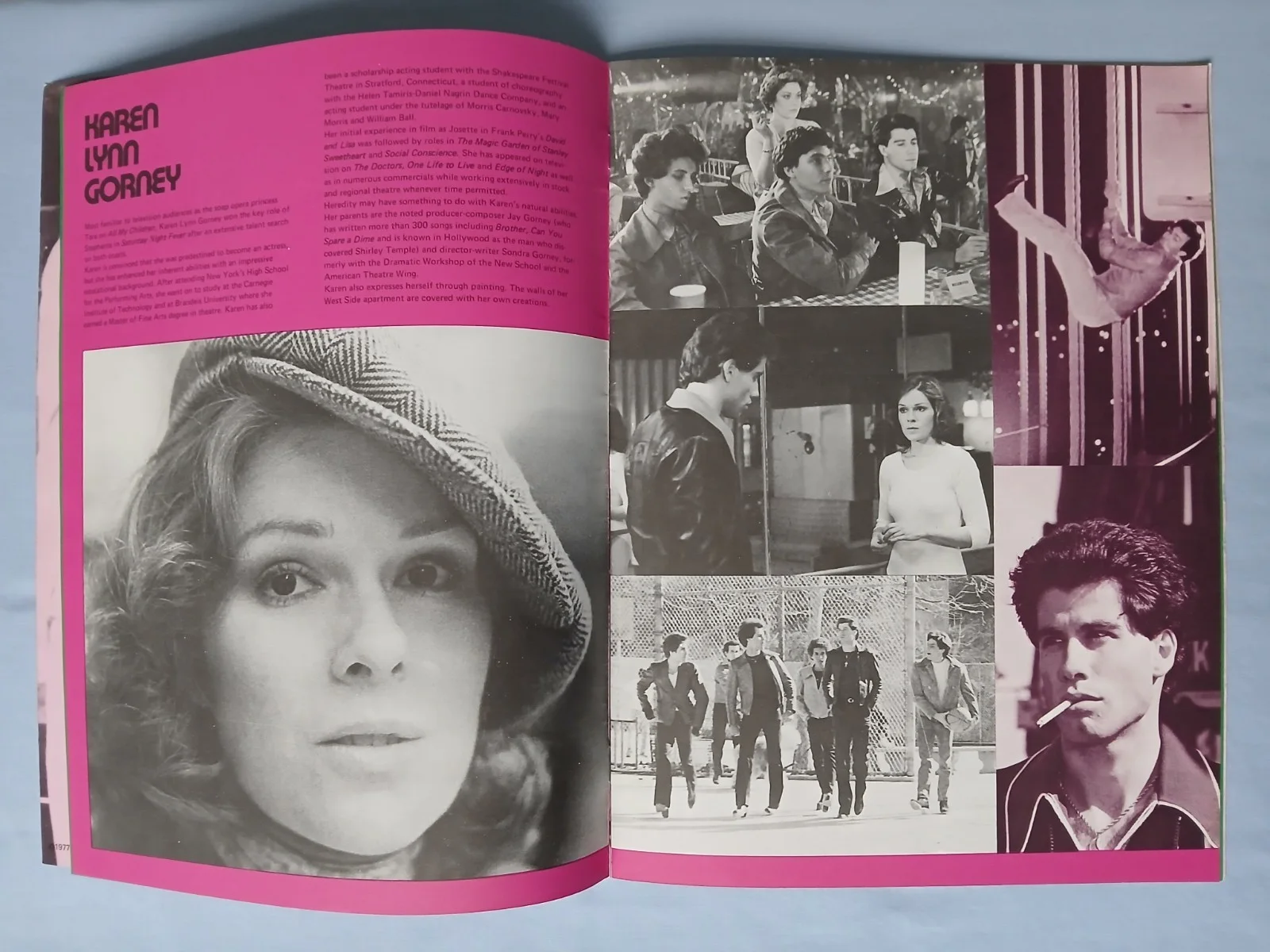 SATURDAY NIGHT FEVER (1977) original cinema souvenir brochure inc vinyl record, изображение 4