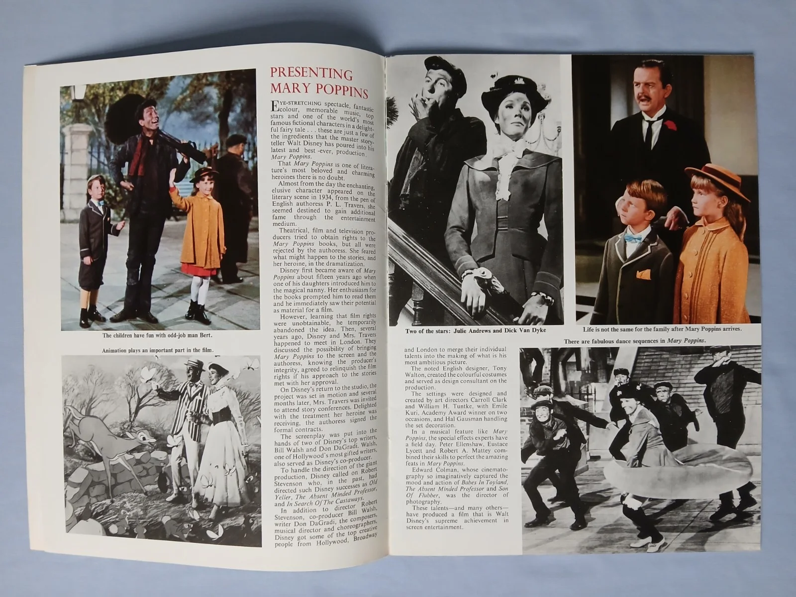MARY POPPINS (1964) original cinema souvenir brochure programme - Julie Andrews, изображение 3