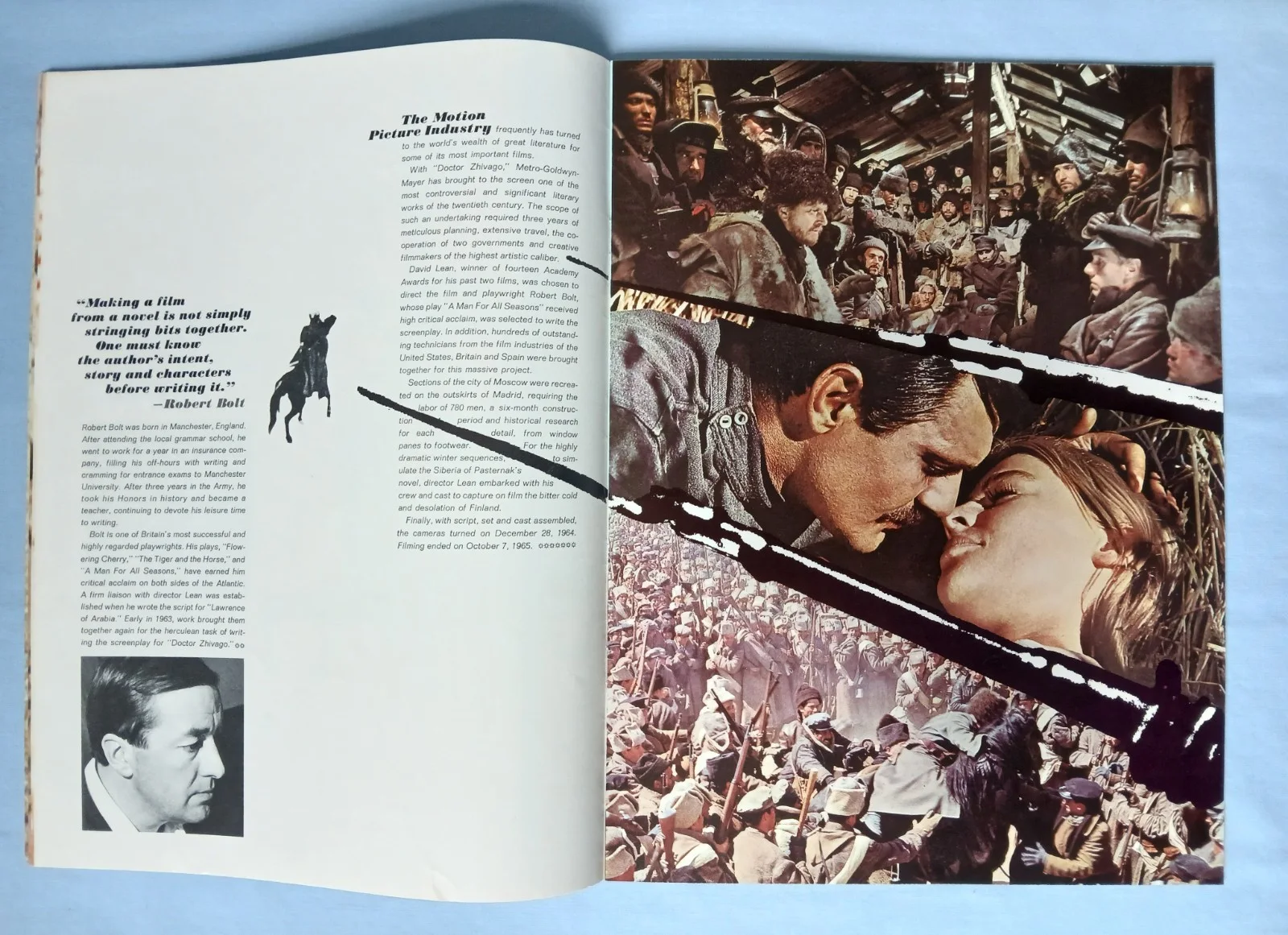 DR ZHIVAGO (1965) original cinema souvenir brochure -Omar Sharif, Julie Christie, изображение 5