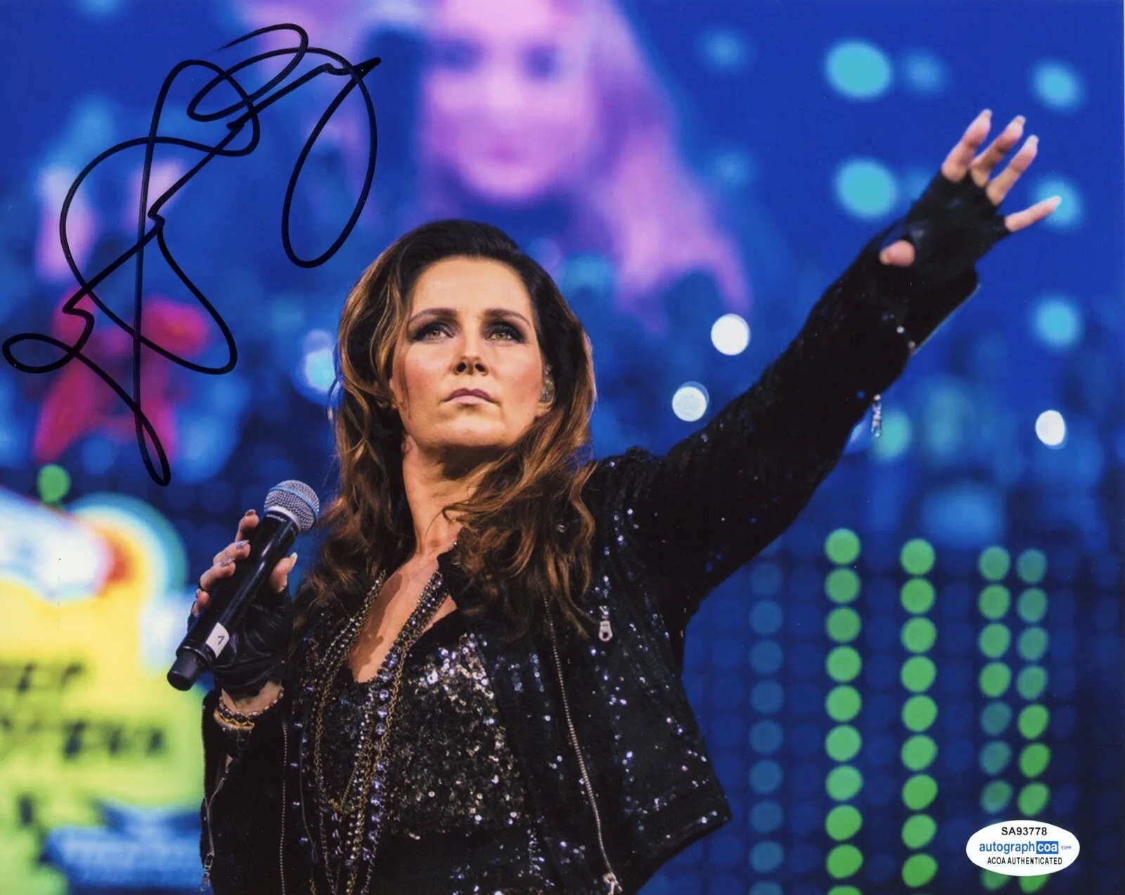 JENNY BERGGREN — Jenny Berggren signed "ACE OF BASE" signed 8x10 Photo EXACT PROOF a ACOA COA, изображение 4