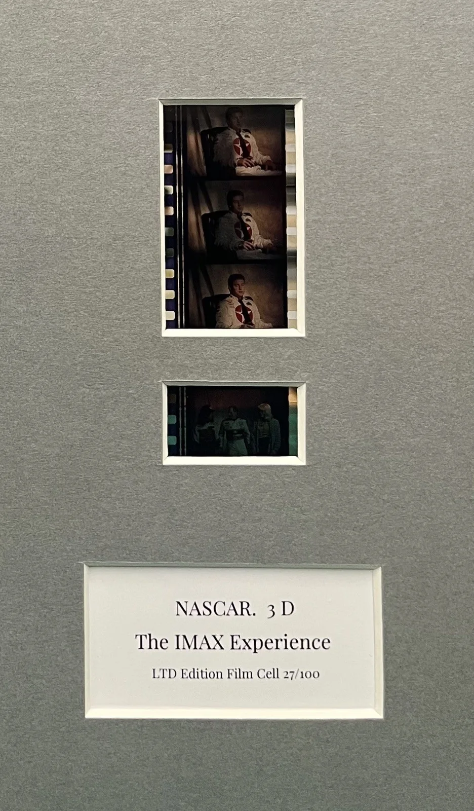 NASCAR: The IMAX Experience . 35mm Film Cell Mounted Display, изображение 3