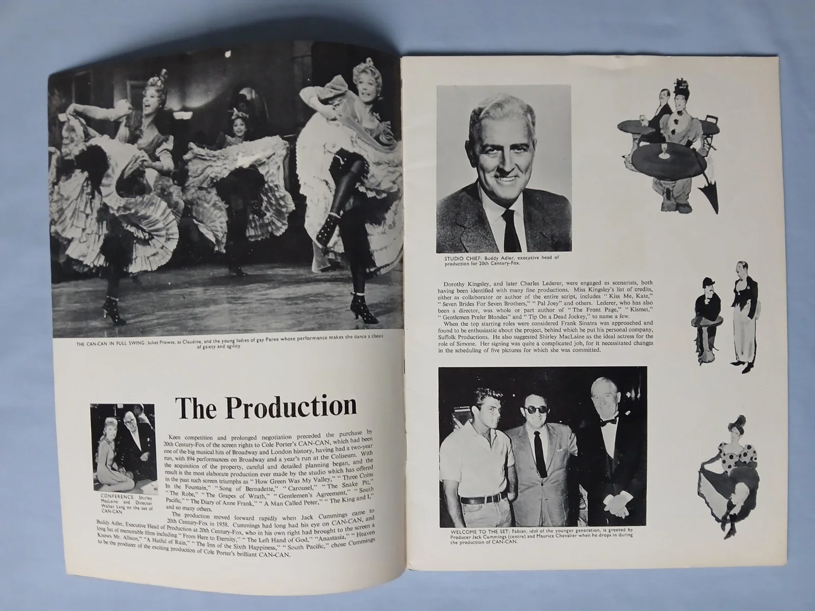 CAN CAN (1960) original cinema souvenir brochure -Frank Sinatra Shirley MacLaine, изображение 2