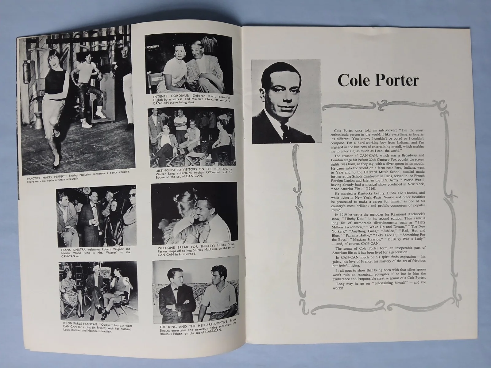 CAN CAN (1960) original cinema souvenir brochure -Frank Sinatra Shirley MacLaine, изображение 4