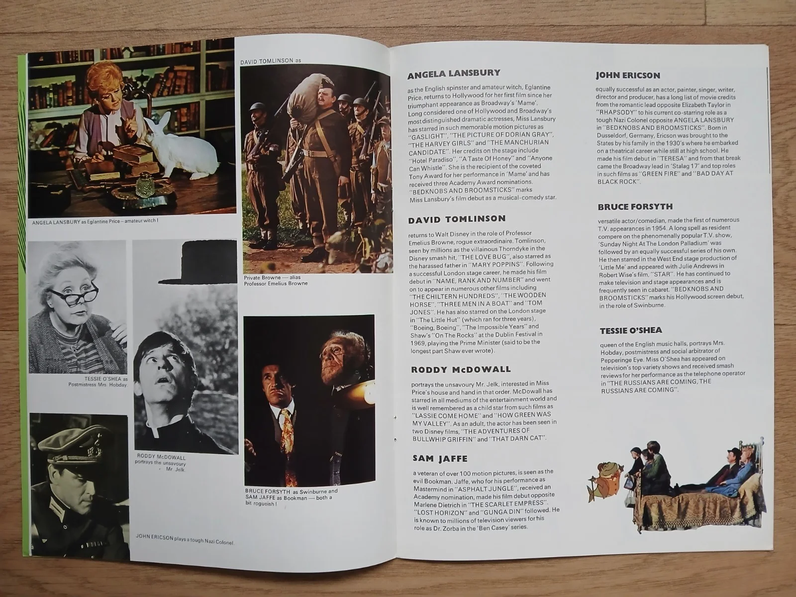 BEDKNOBS AND BROOMSTICKS (1971) original movie souvenir brochure -excellent cond, изображение 5