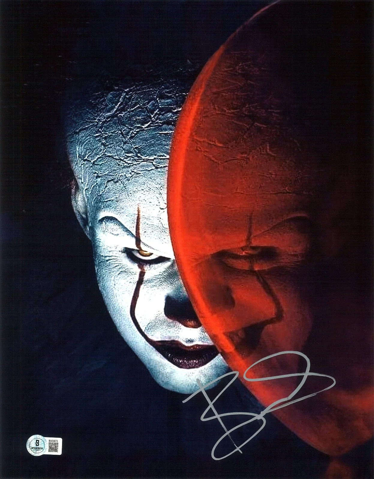 BILL SKARSGARD — BILL SKARSGARD SIGNED AUTOGRAPH IT 11X14 PHOTO BECKETT BAS PENNYWISE