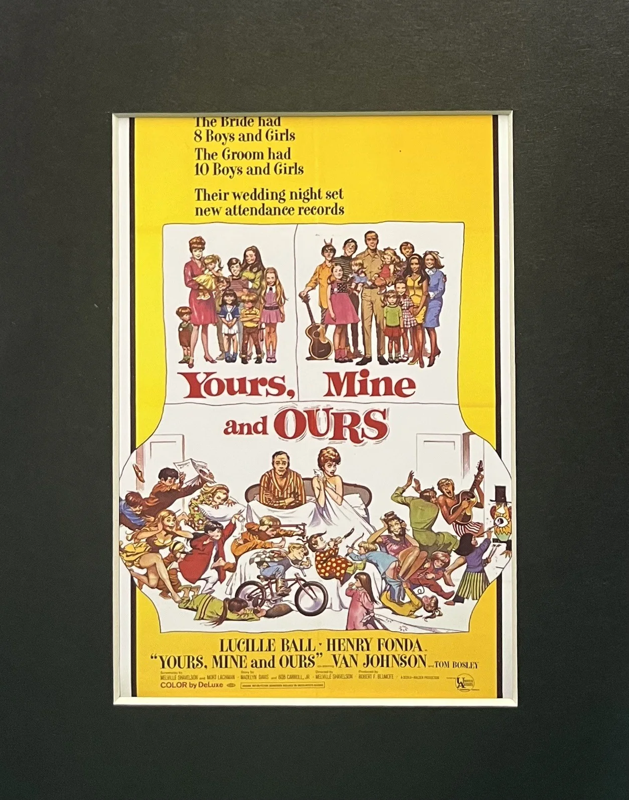 YOURS, MINE AND OURS. 35mm Film Cell Mounted Display, изображение 2