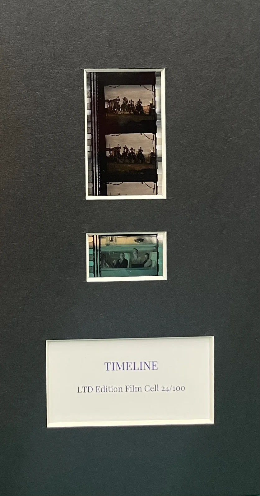 TIMELINE. 35mm Film Cell Mounted Display, image 2