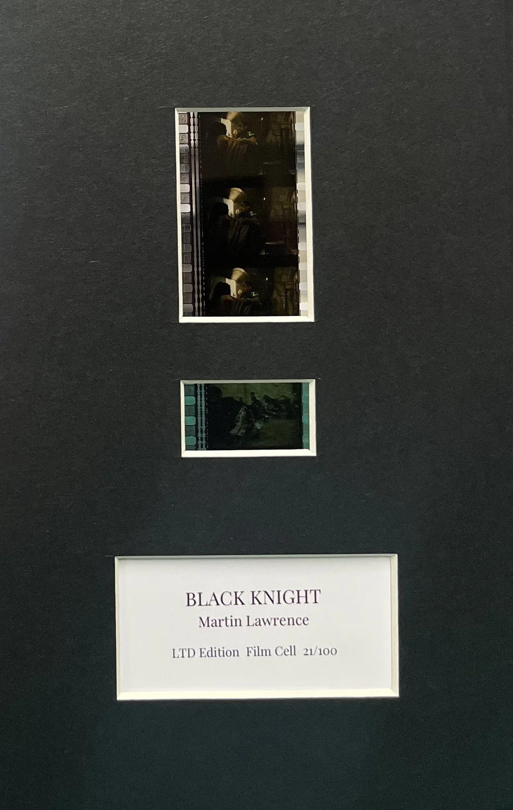 BLACK KNIGHT. 35mm Film Cell Mounted Display, image 2