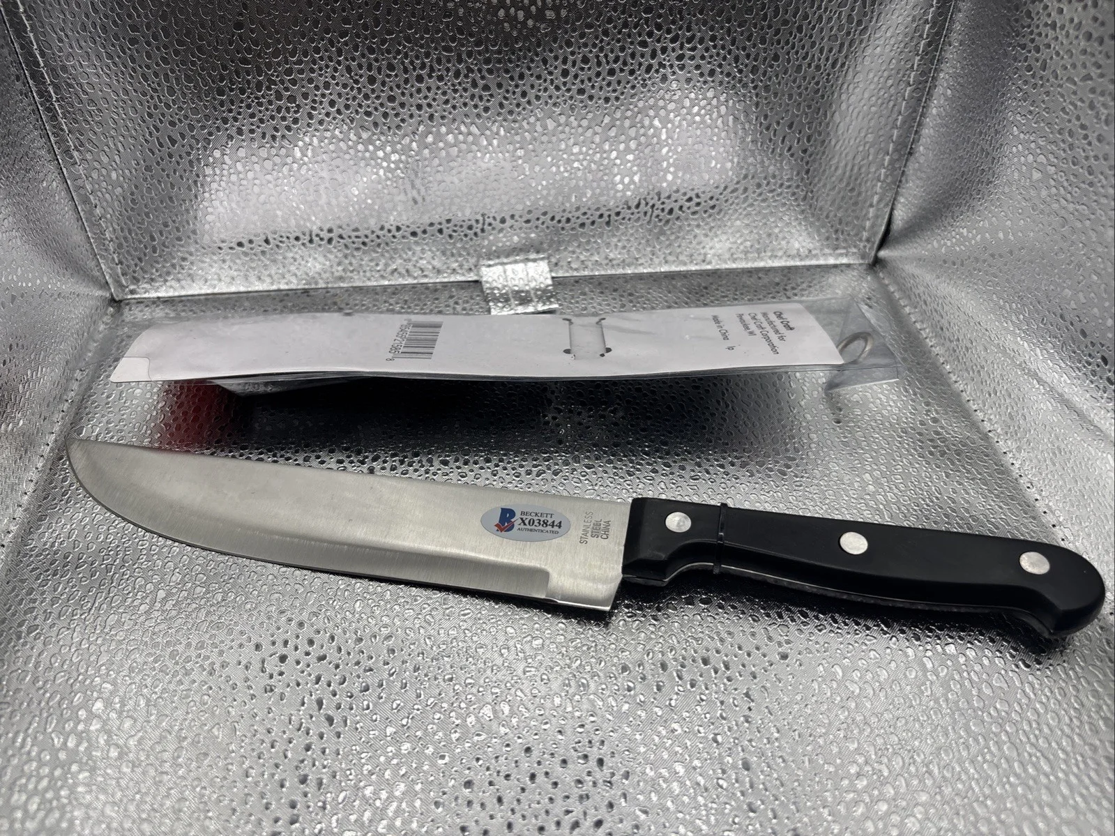 A. Michael Lerner — A. Michael Lerner Autographed Knife Halloween 6 Curse of Michael Myers Beckett, изображение 3