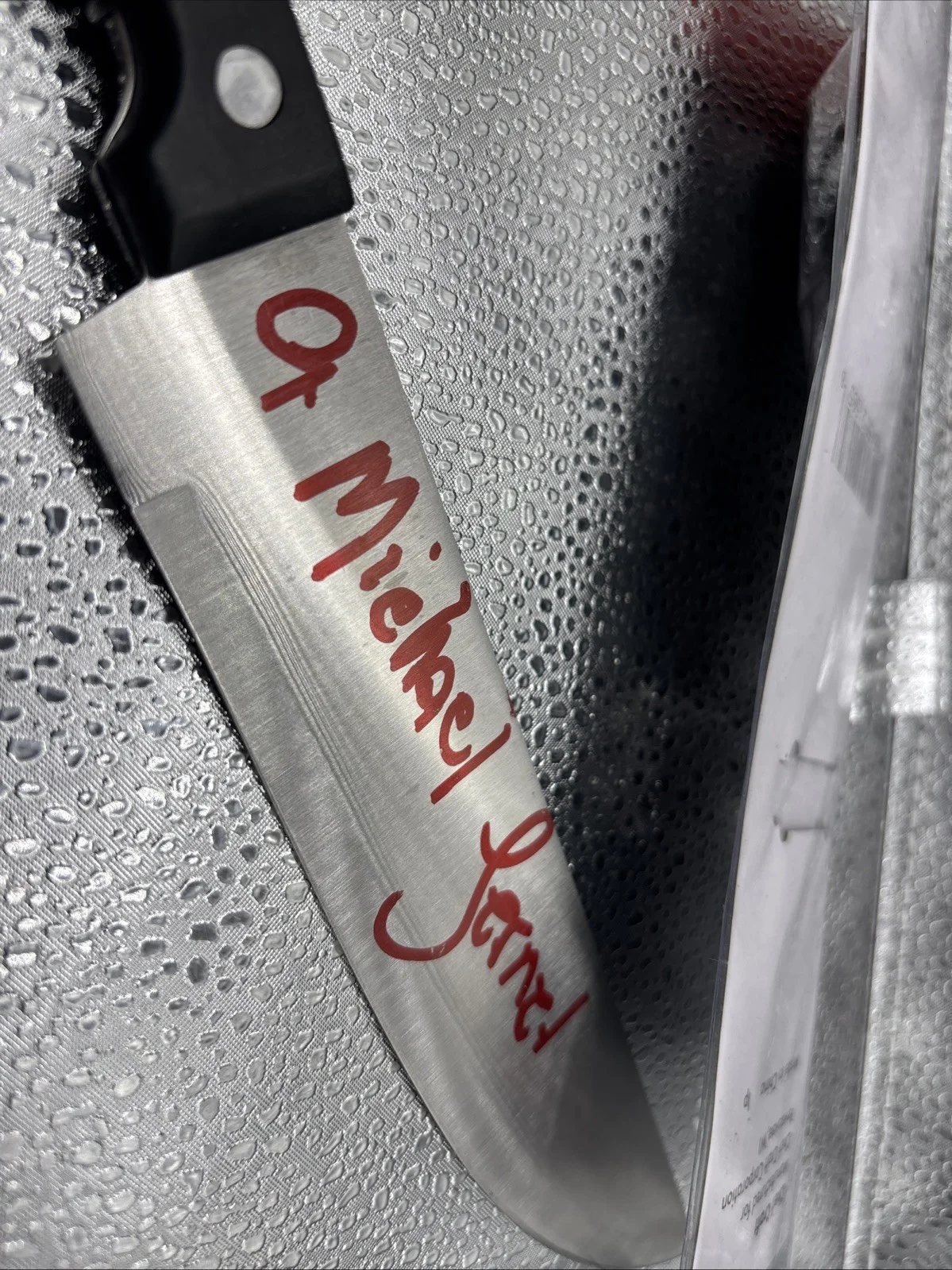 A. Michael Lerner — A. Michael Lerner Autographed Knife Halloween 6 Curse of Michael Myers Beckett, изображение 4