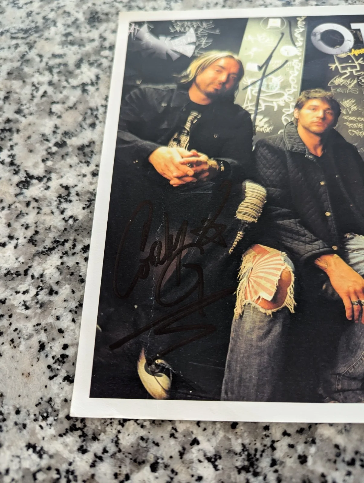 Otherwise Band Original Autographed Poster Rock Group Music 8.5x11 in, image 3