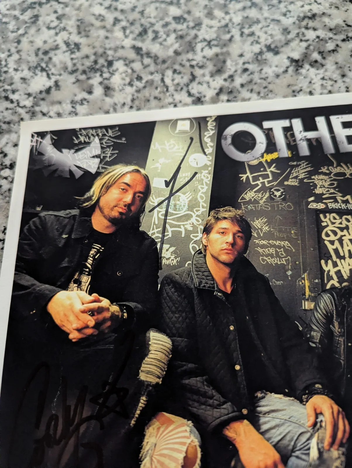 Otherwise Band Original Autographed Poster Rock Group Music 8.5x11 in, image 4