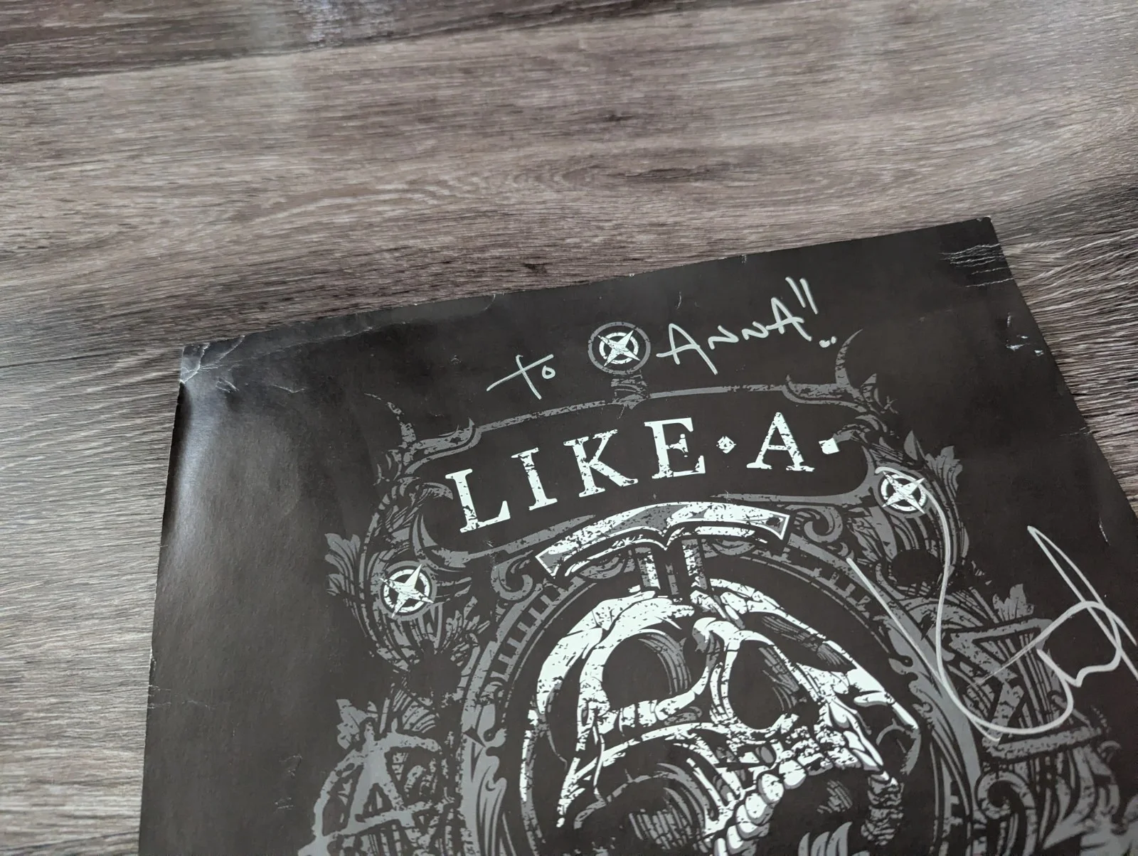 Like A Storm Love The Way You Hate Me Tour '13 Signed Band Music Poster 11x17 In, изображение 4