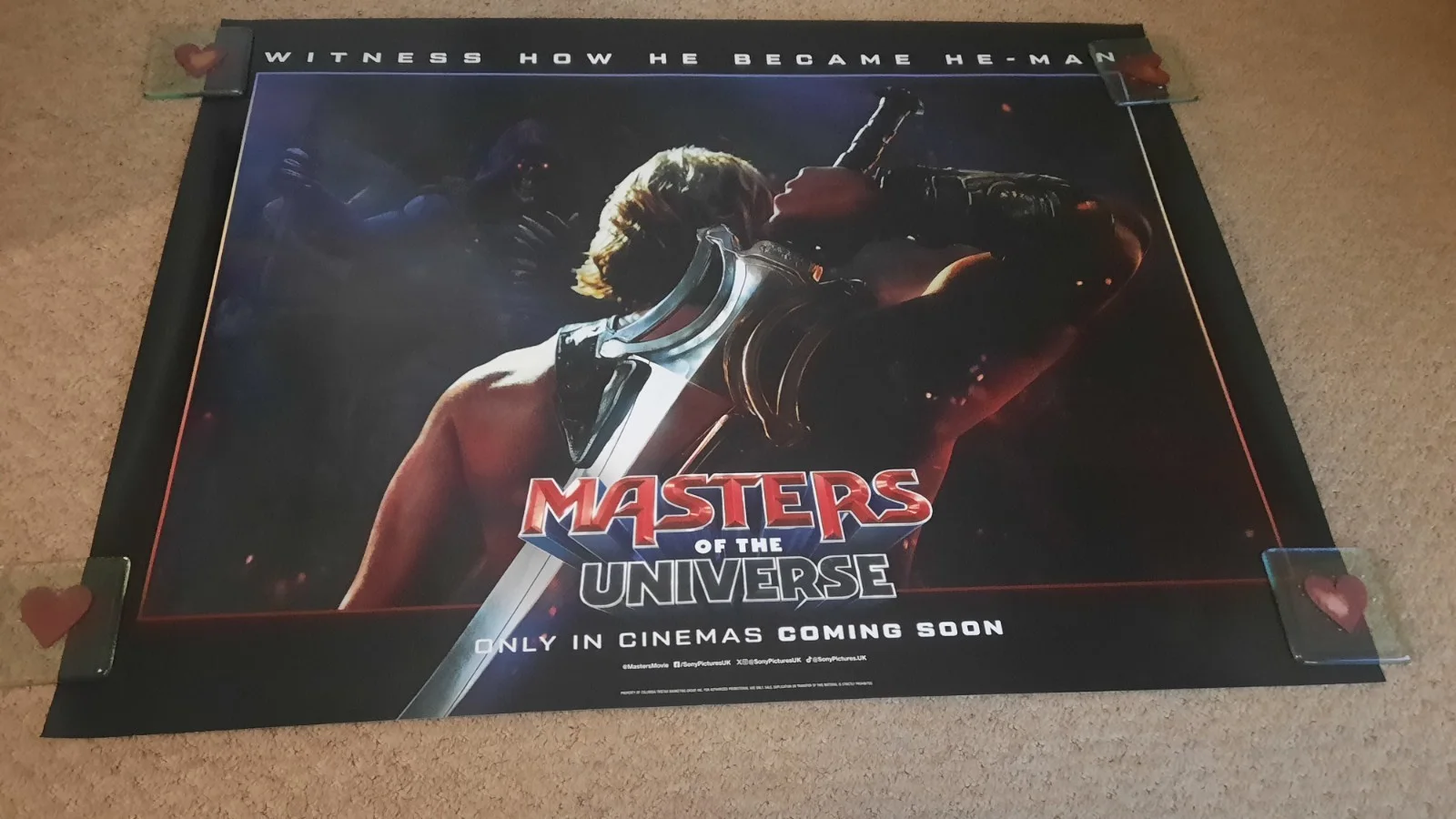Masters Of The Universe 2026 Original UK Quad Cinema Poster HE-MAN, изображение 3