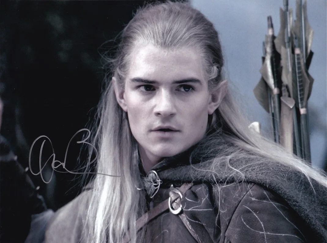 Orlando Bloom — Orlando Bloom Lord Of The Rings Legolas Hand Signed Autograph Photo 8x12 COA