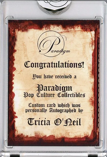 Tricia O'Neil — -TITANIC- Tricia O'Neil Signed/Autograph/Auto Certified Movie Trading Card, изображение 2