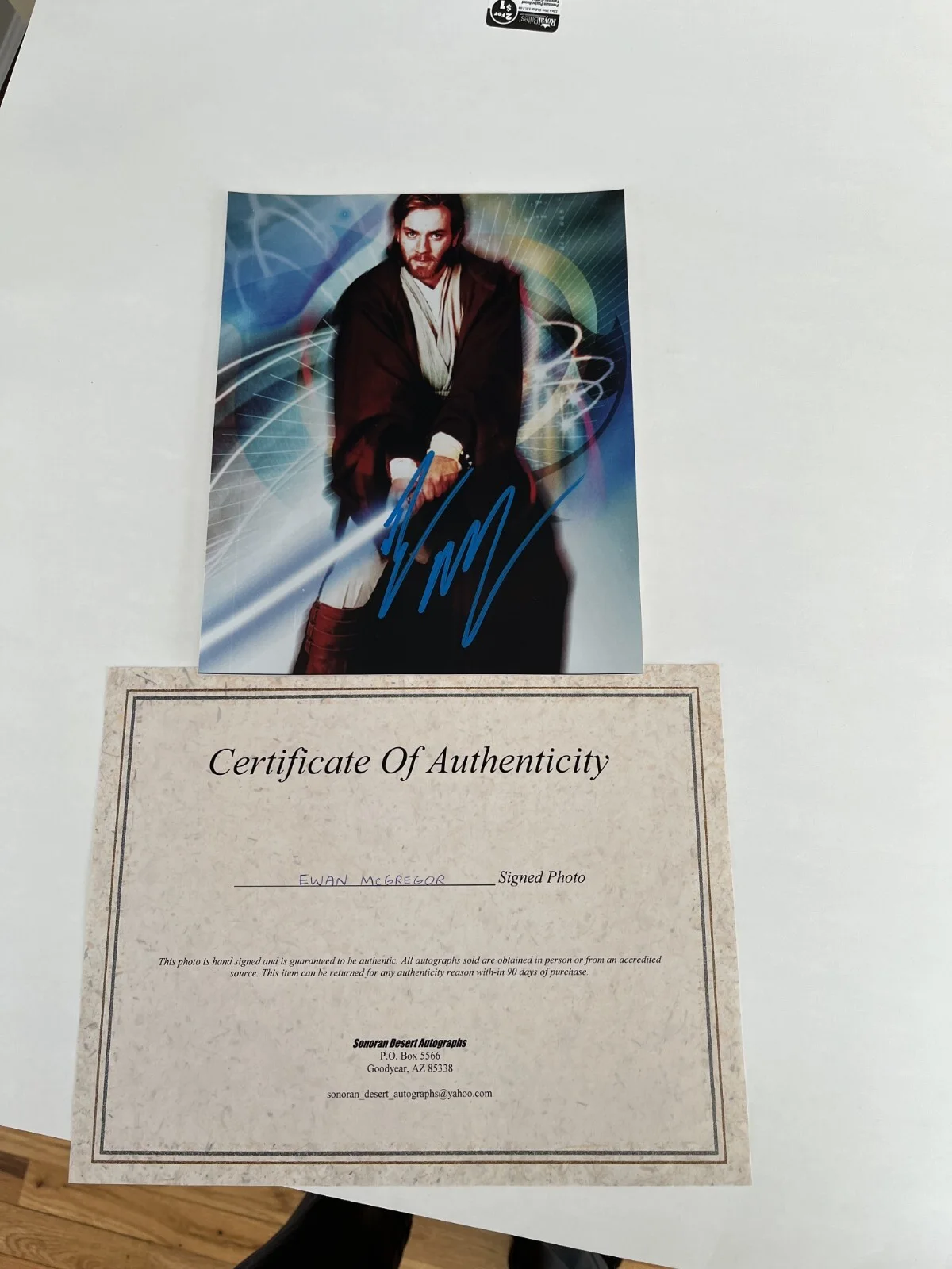 Ewan McGregor — Ewan McGregor Autographed Signed 8x10 Photo Photograph Star Wars Jedi Movies COA, изображение 5