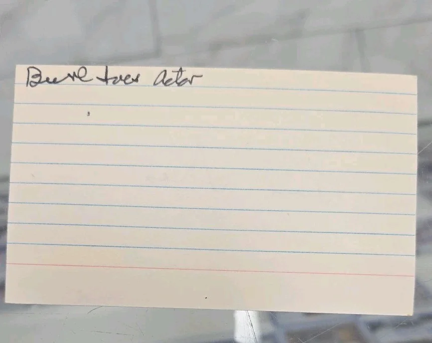 Burl Ives — Burl Ives Signed Index Card JSA Certified - "Just You And Me Kid", image 3