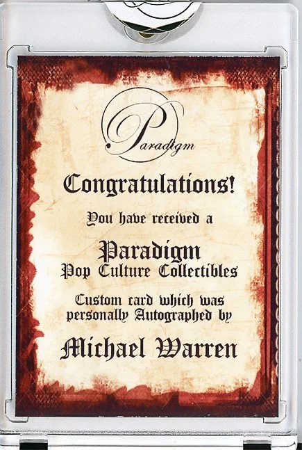 Michael Warren — -HILL STREET BLUES- Michael Warren Signed/Autograph/Auto Certified TV Card, image 2