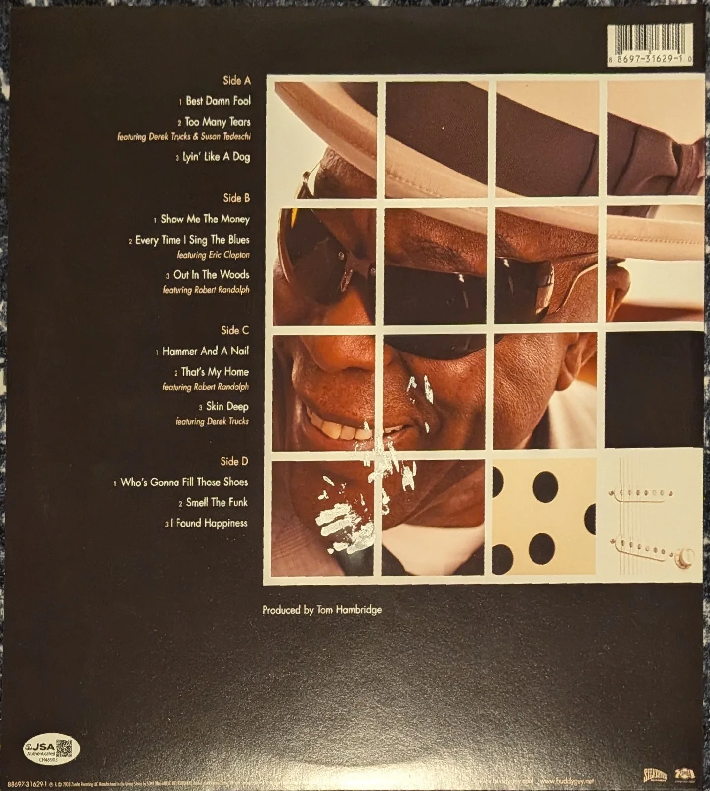 Buddy Guy Signed Vinyl Album Record LP Autographed JSA COA Blues Music Legend, image 2