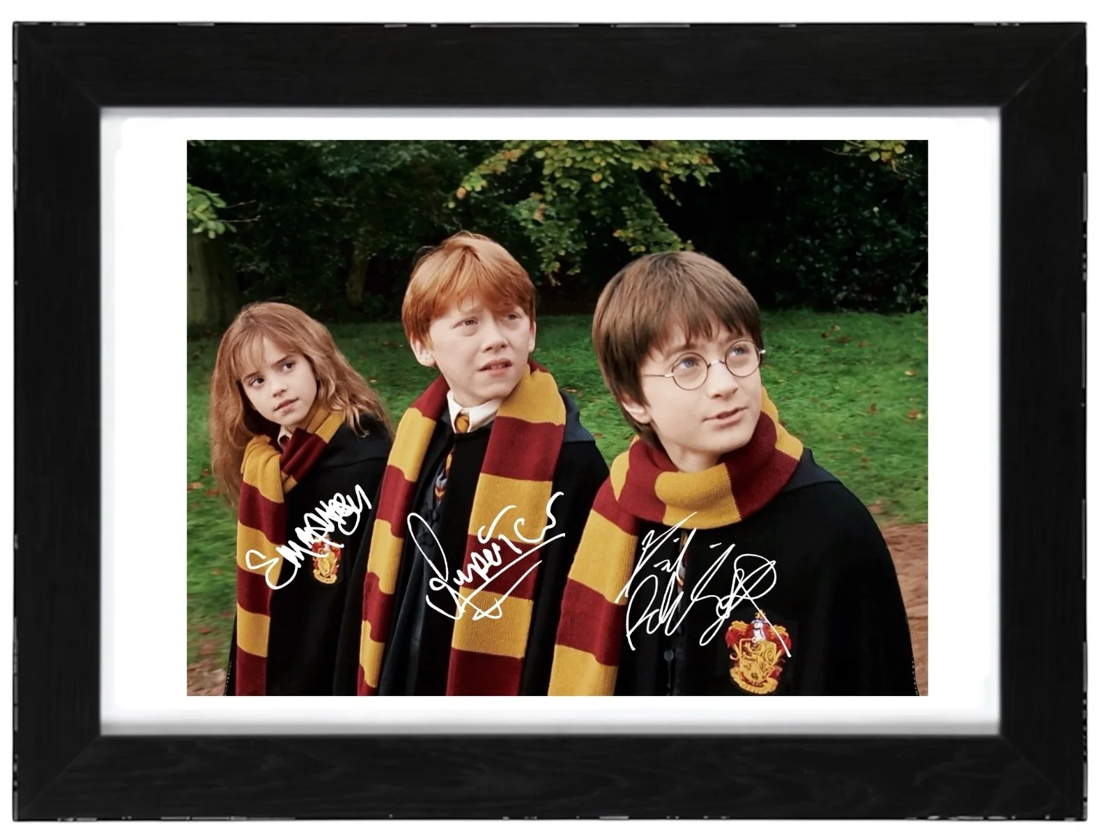 Emma Watson, Radcliffe, Grint Signed Autograph PHOTO Pre Print 6x4/A4/ Framed, изображение 3